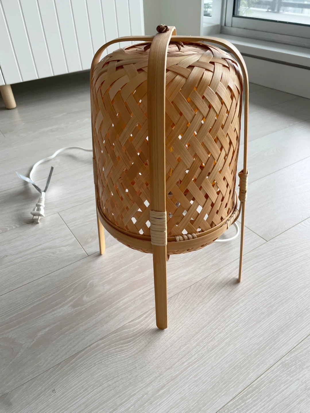 IKEA Table Lamp, bamboo/handmade - photo 4