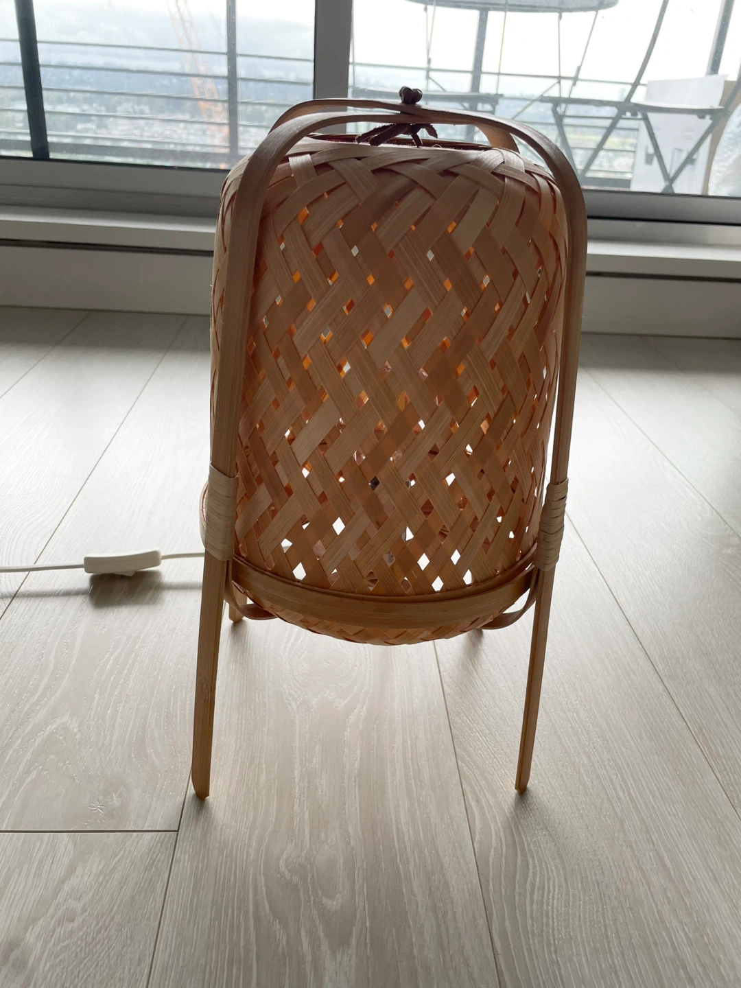 IKEA Table Lamp, bamboo/handmade - photo 2