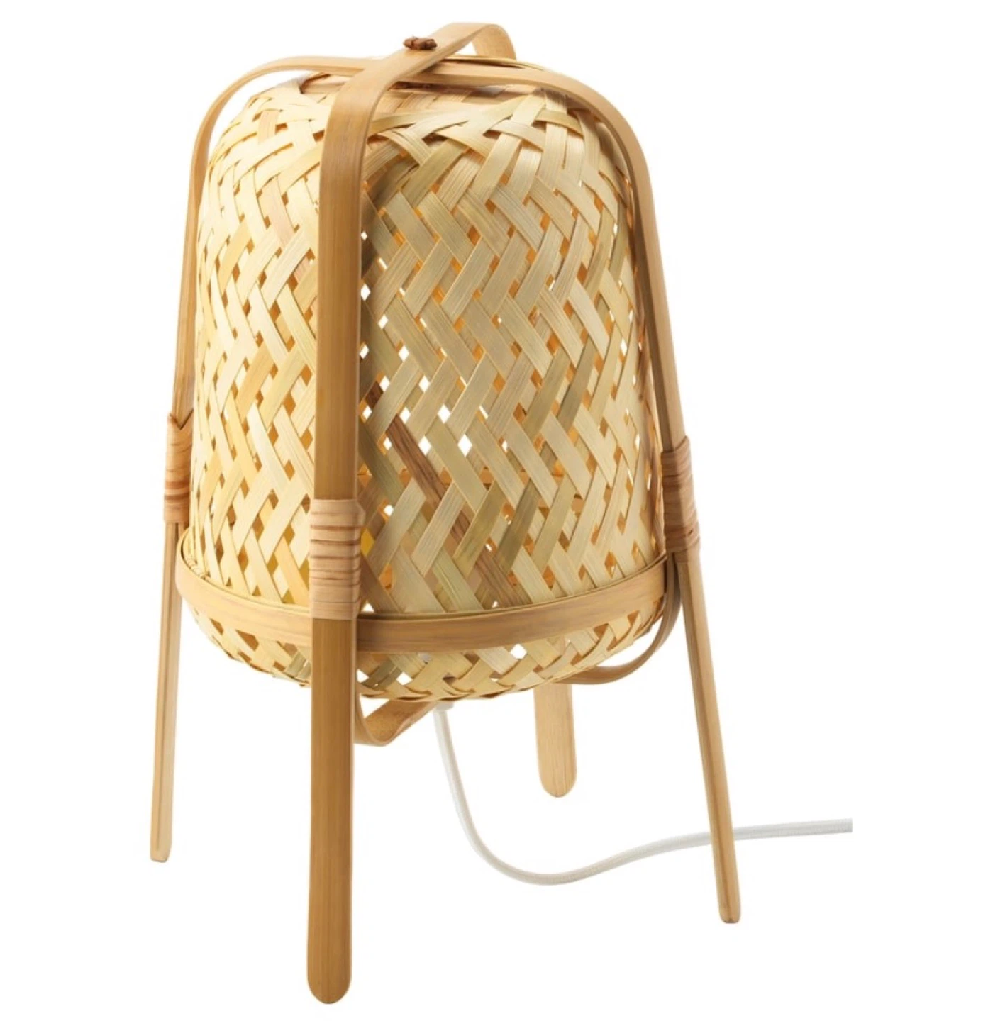 IKEA Table Lamp, bamboo/handmade