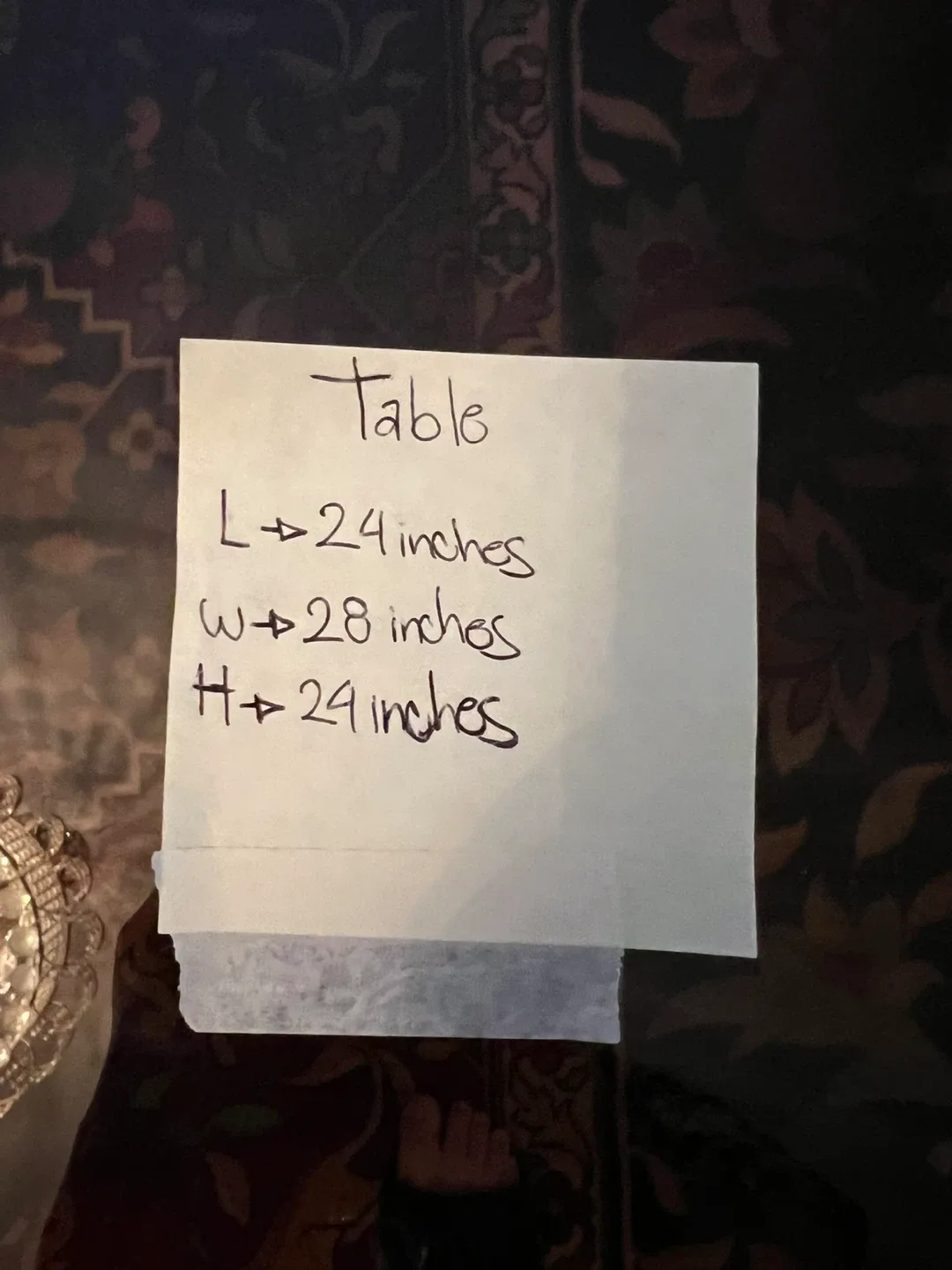 Ornate Wood & Glass Coffee Table image indicator(6)