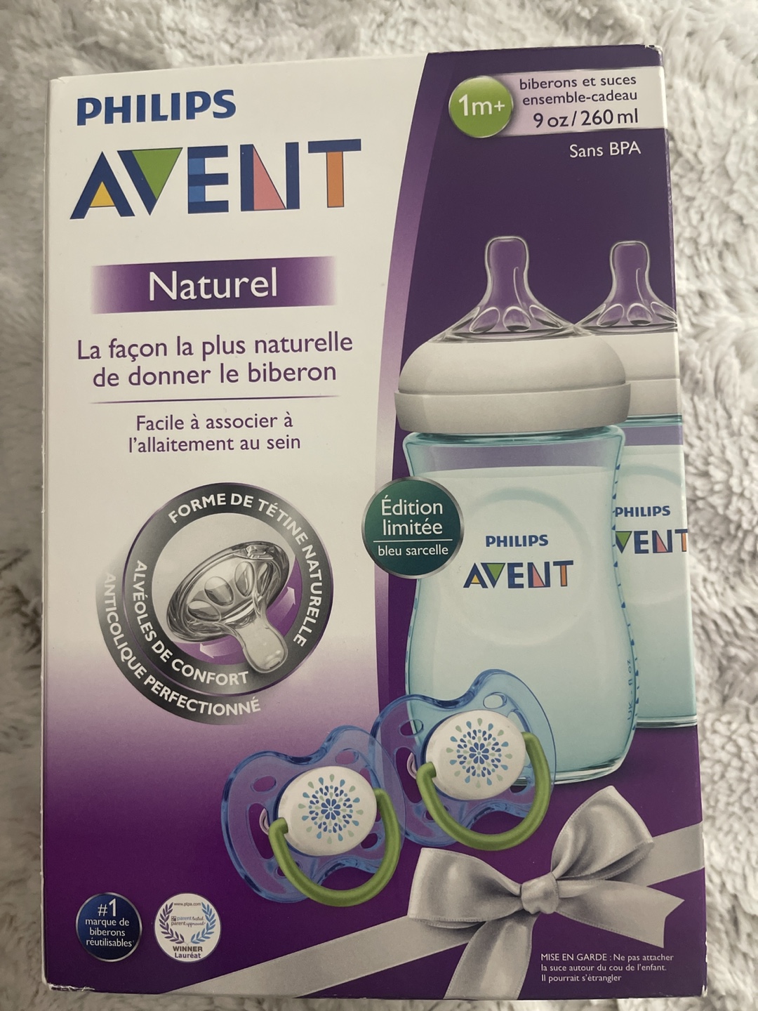Philips Avent Natural Baby Bottle & Pacifier Gift Set - NEW - photo 2