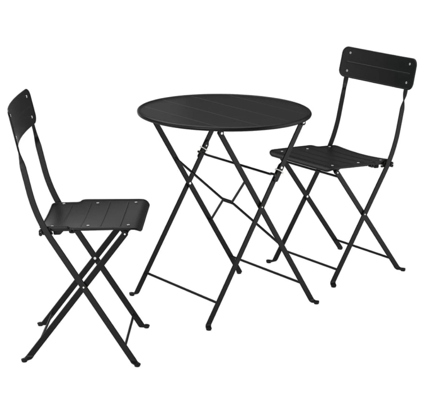IKEA Outdoor Table & 2 Chairs, light Grey