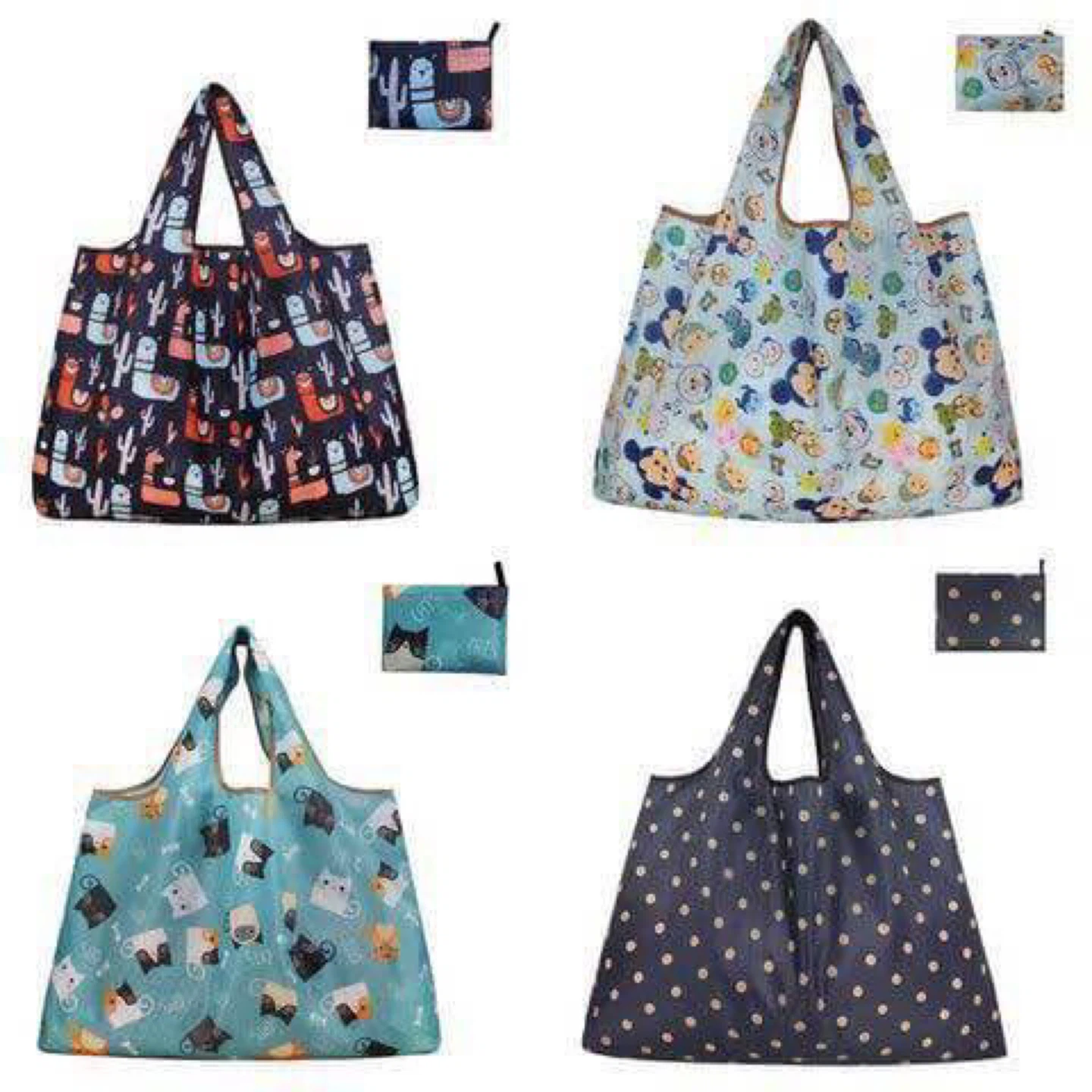100% New Reusable Foldable Shopping Bag