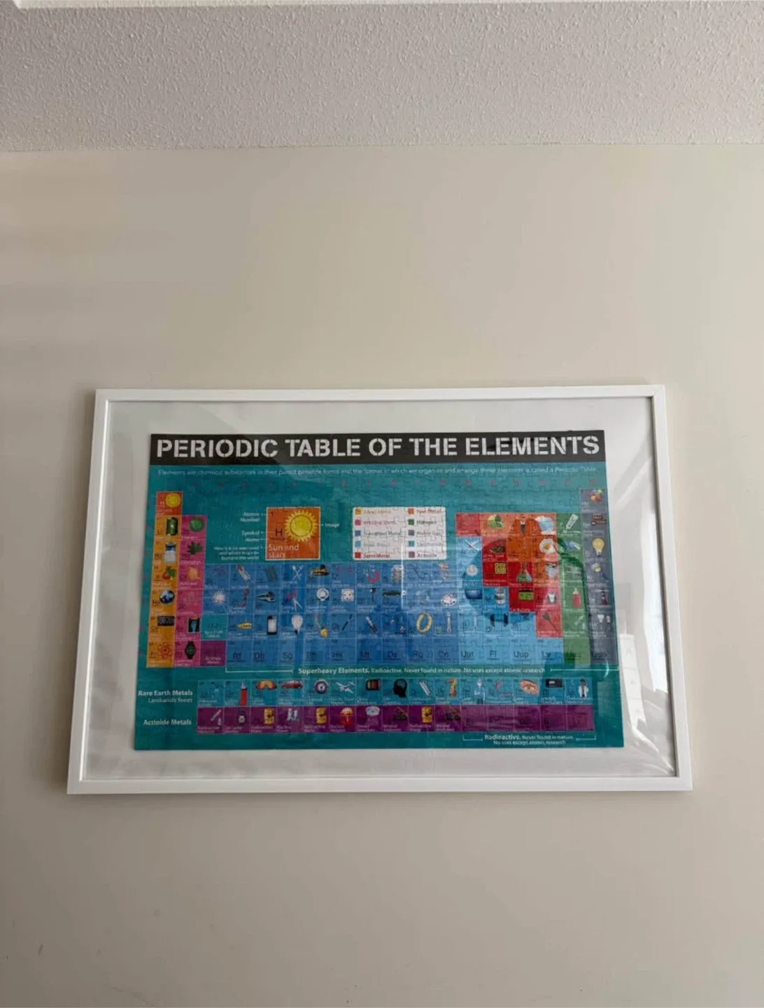Built Puzzle Frame with Periodic Table thumbnail
