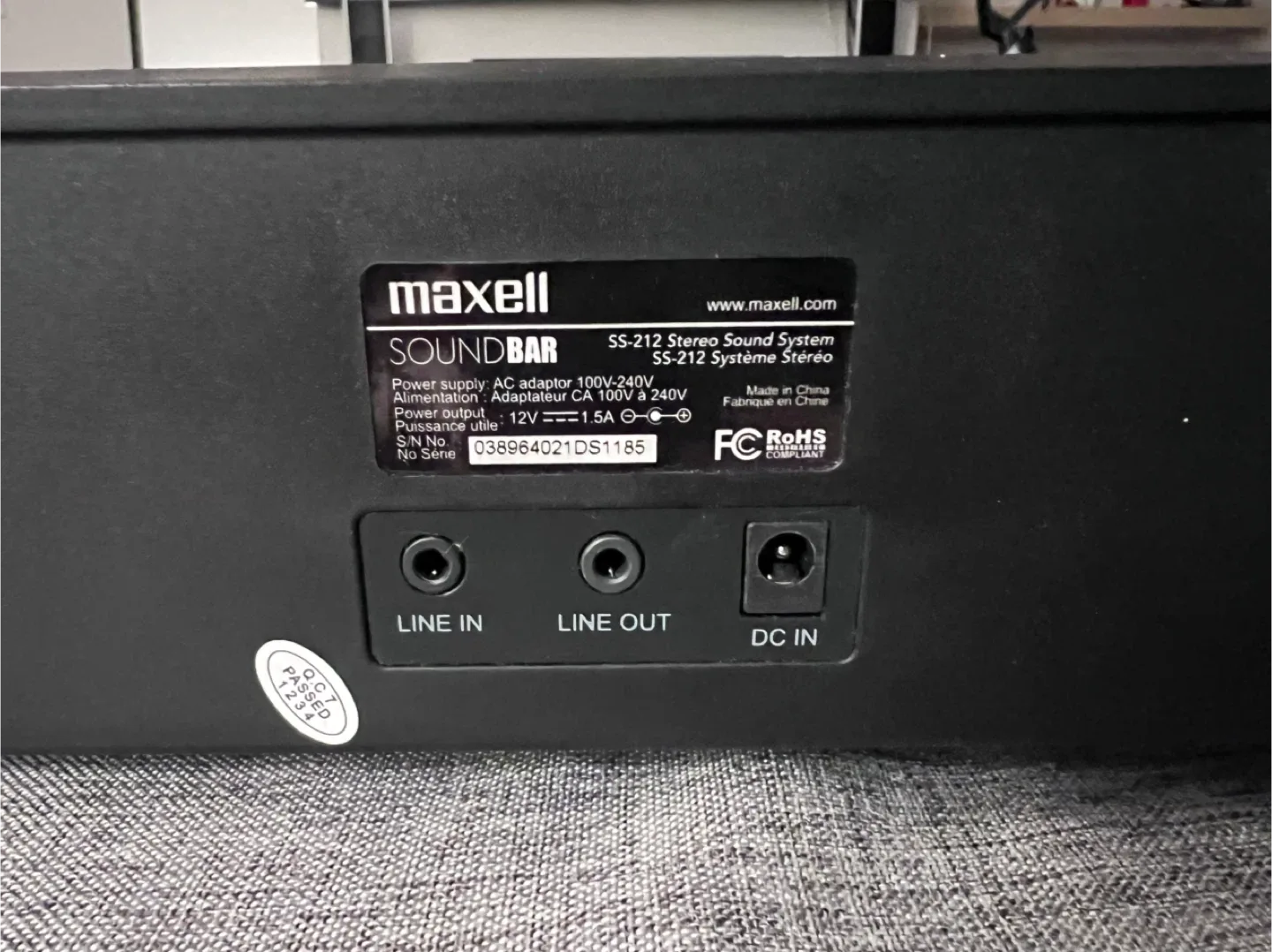Maxell SS-212 Soundbar image indicator(2)