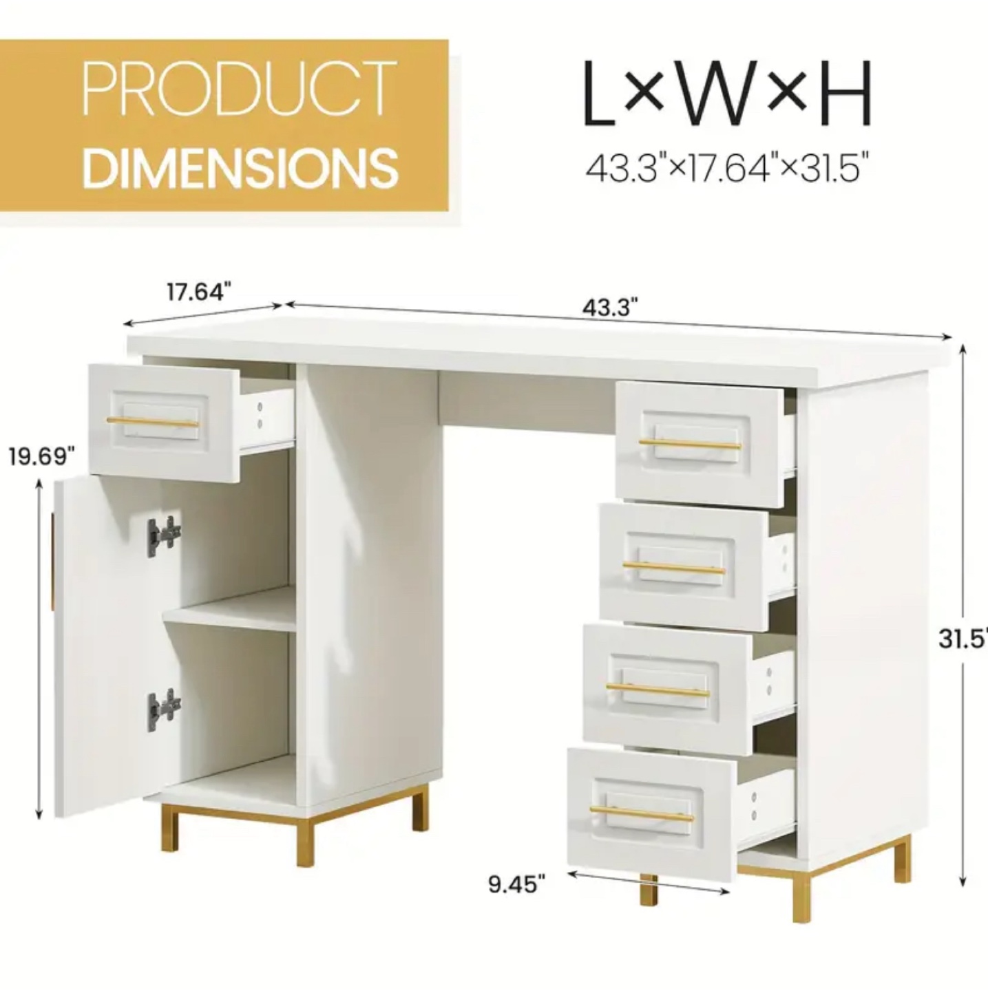 White Desk - photo 2