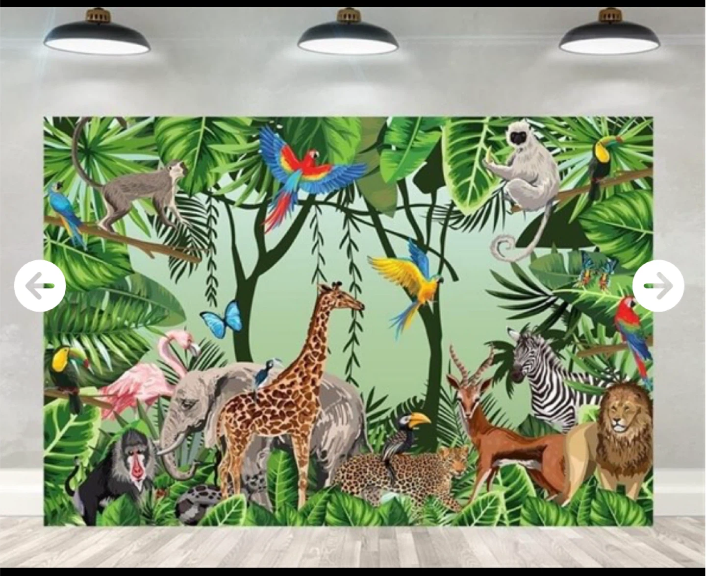 5x3ft Jungle Safari Backdrop