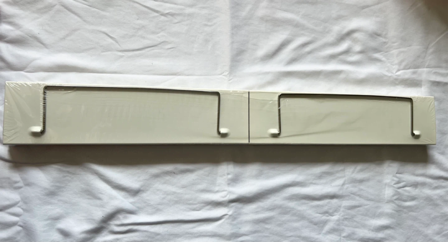 Wall Mounted Clothes Drying Rack, 80cm, White - photo 4