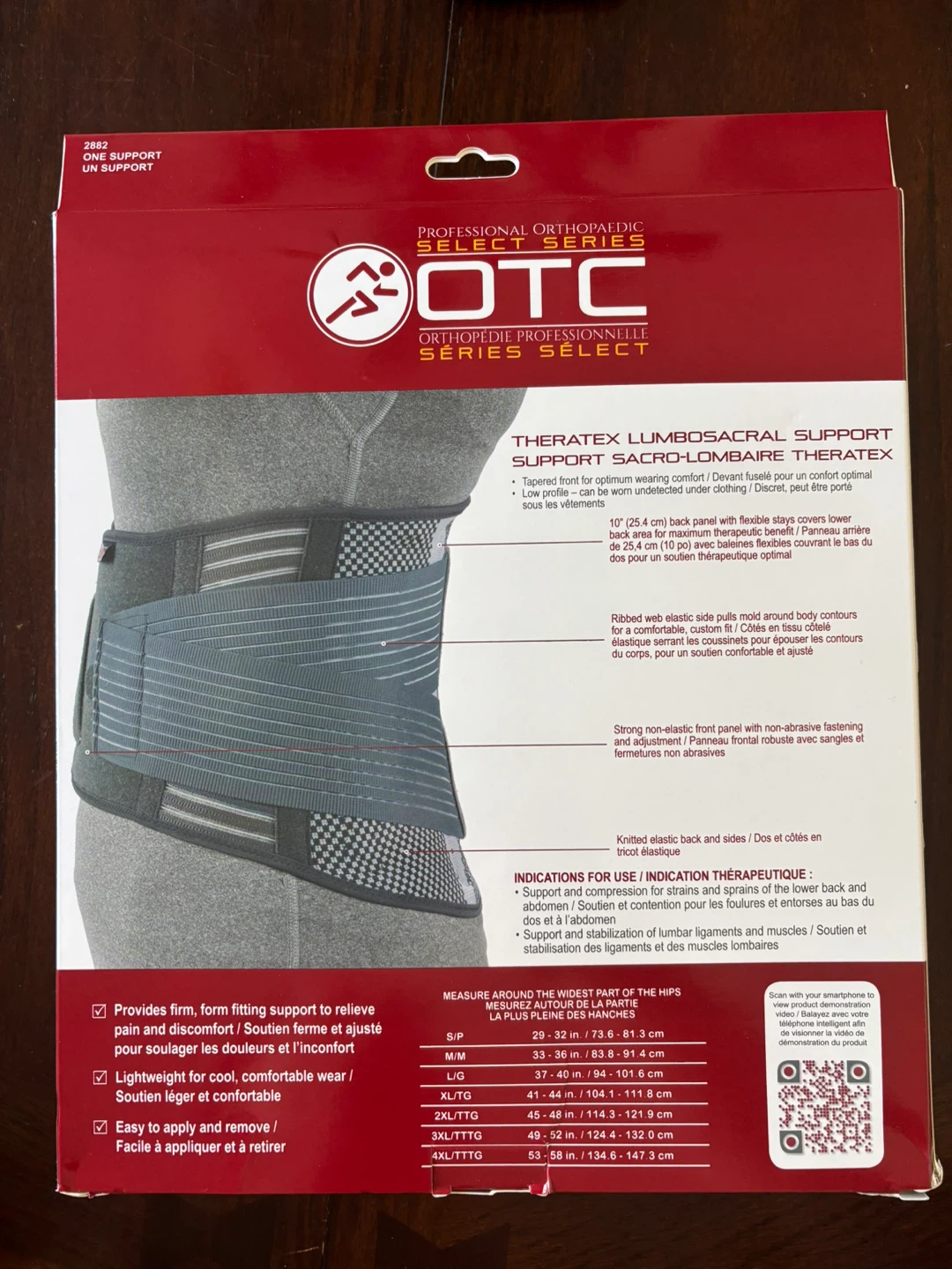 Theratex LumboSacral Support - Size XL/TG - photo 2