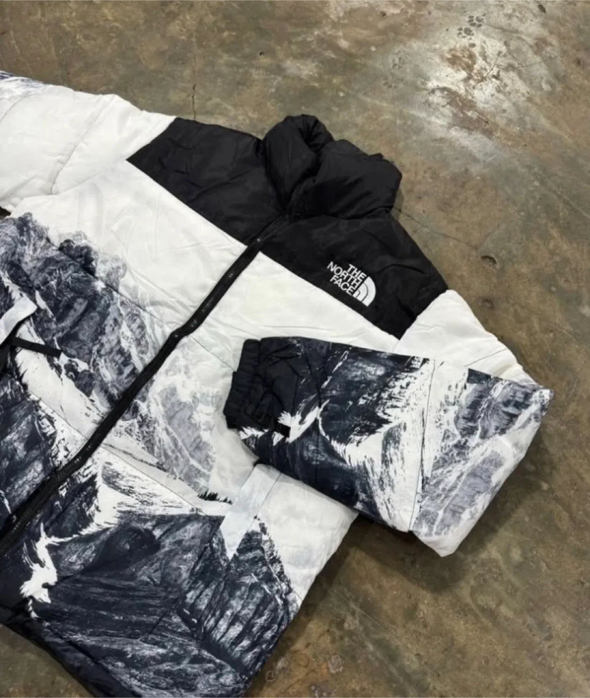 The North Face Puffer Jacket - White/Black image indicator(3)