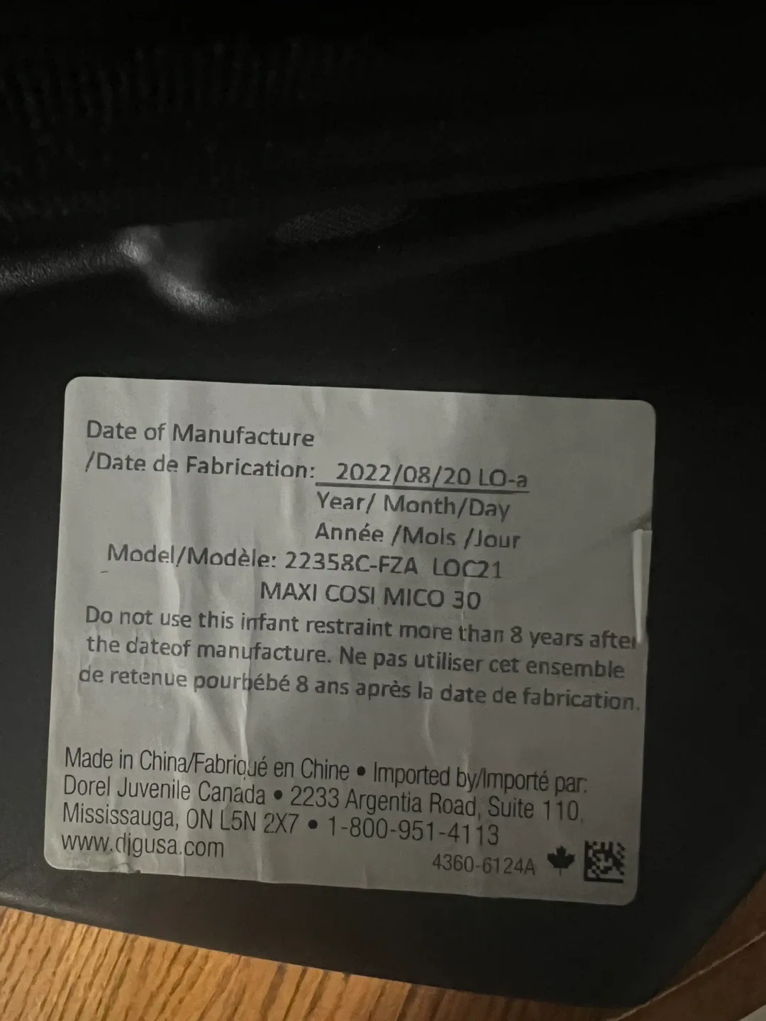 Maxi-Cosi Mico 30 Infant Car Seat - Black image indicator(2)