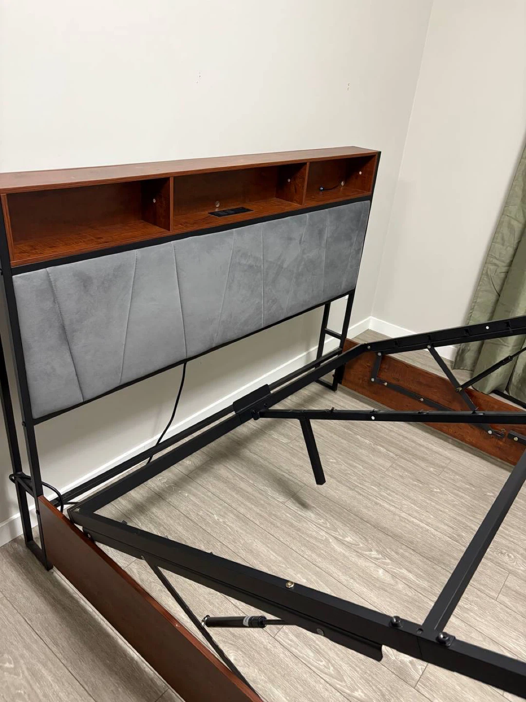 Queen Size Bed Frame  with Headboard - photo 2