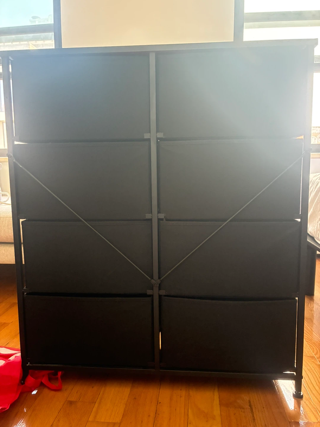 Black 8-Drawer Dresser Storage Tower - photo 5