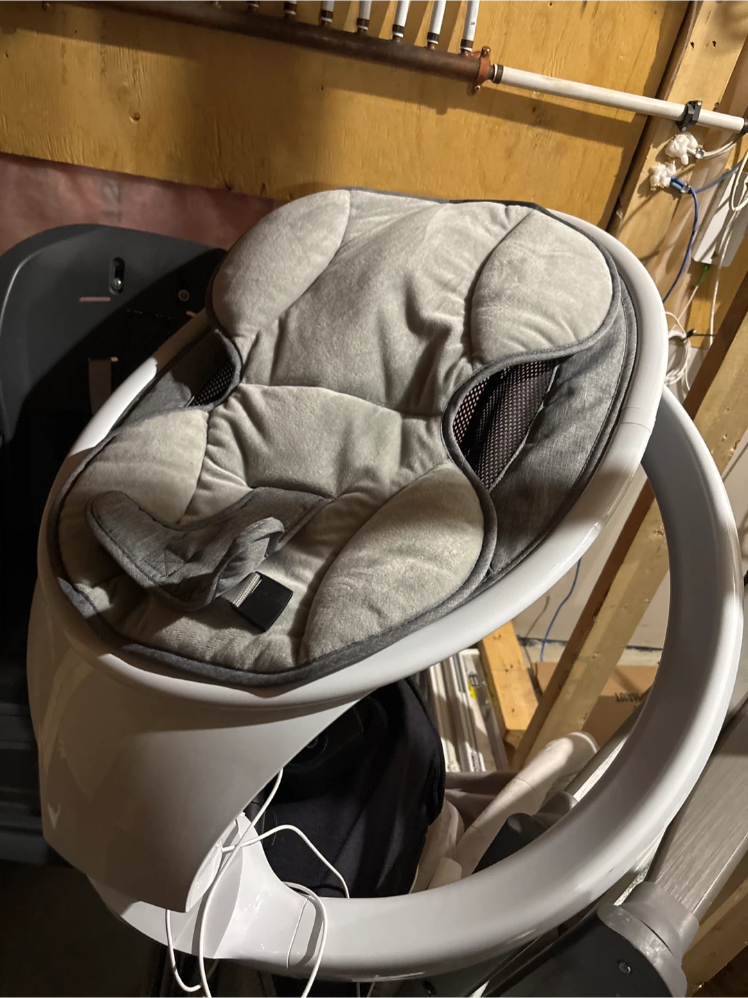 Grey Baby Swing