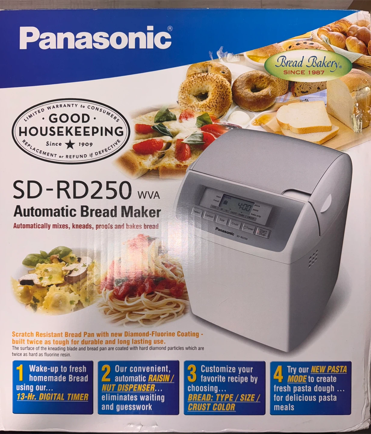 Panasonic SD-RD250 Automatic Bread Maker