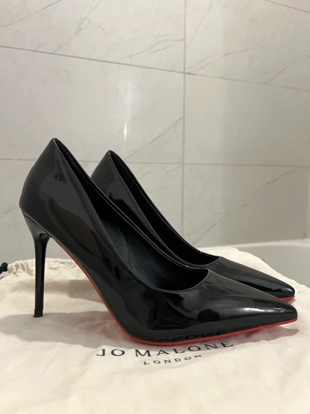 (Retail $129)New Red Bottom Heels - 10cm/Size US7(UK38) image indicator(3)