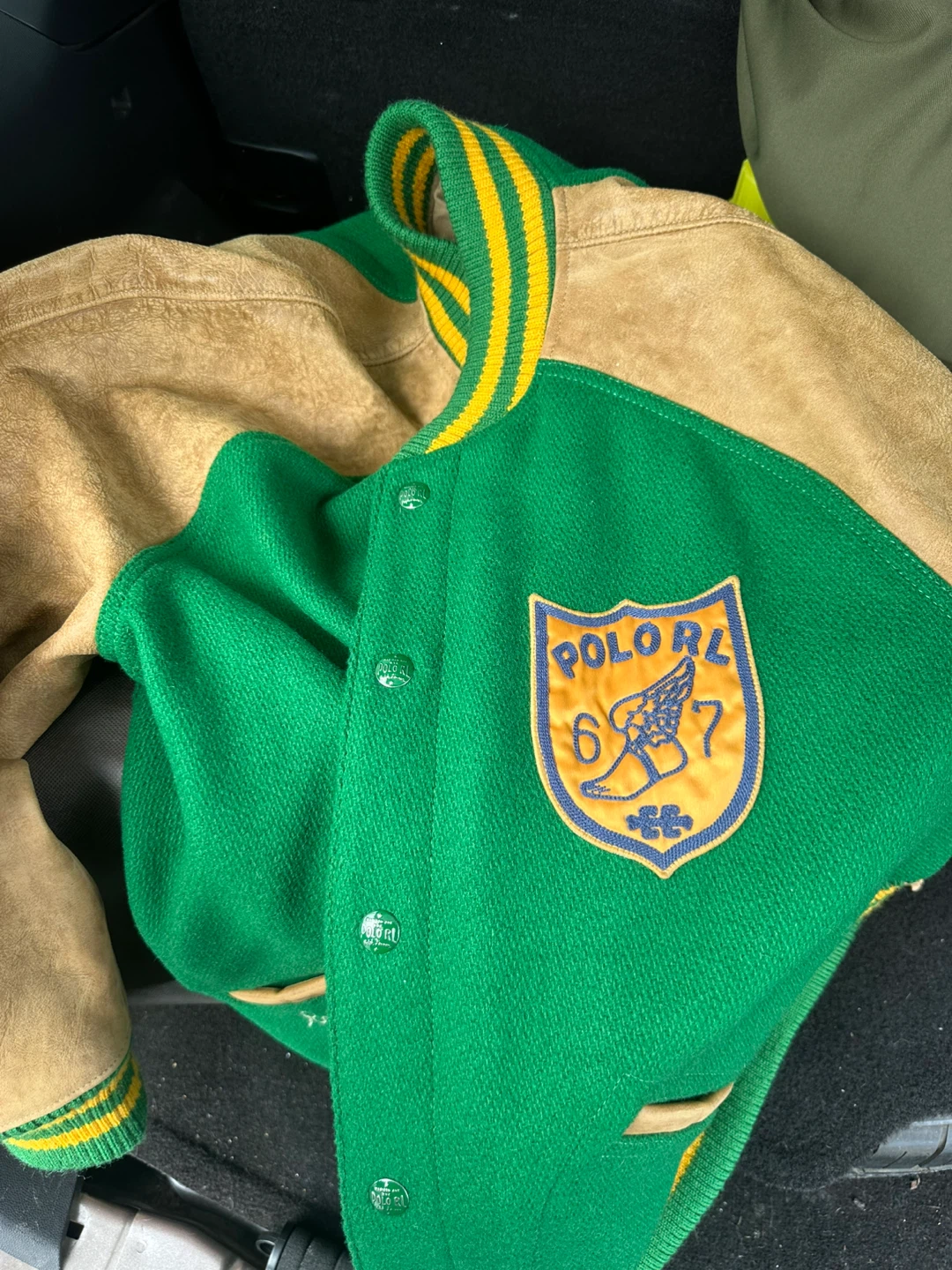 Polo Ralph Lauren Vintage-Inspired Letterman Jacket - L
