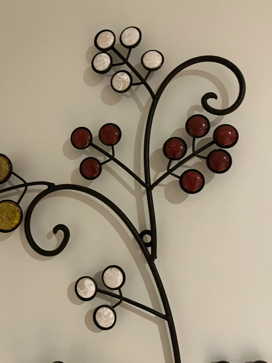 Set of 2 Metal Wall Decor - Floral Design image indicator(6)