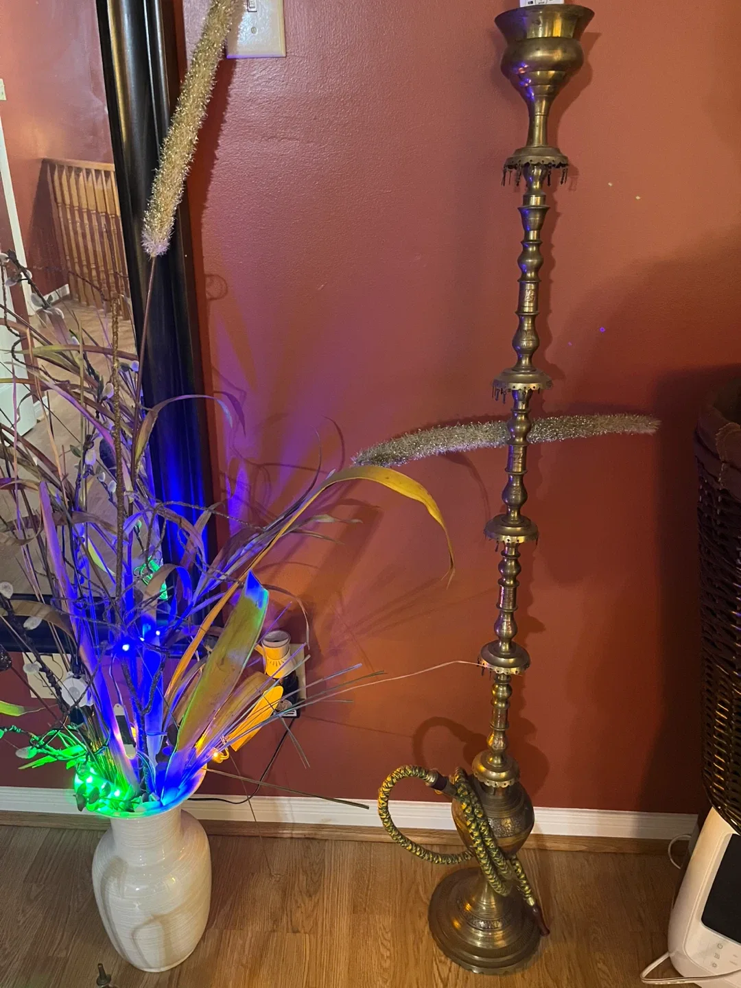 Vintage Decorative Metal Pitcher & Swan Figurines image indicator(4)