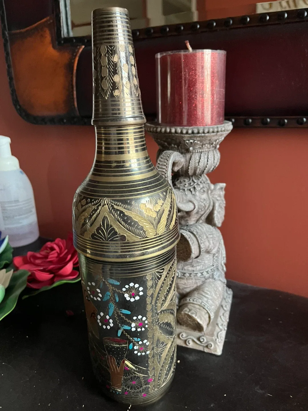 Vintage Decorative Metal Pitcher & Swan Figurines image indicator(7)