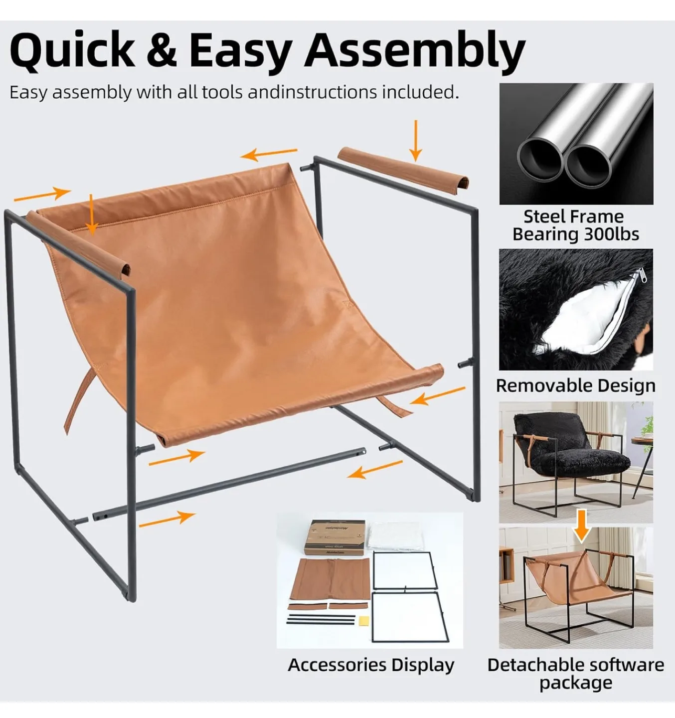 Brand New Mondschein Accent Chair, still inside the box image indicator(4)