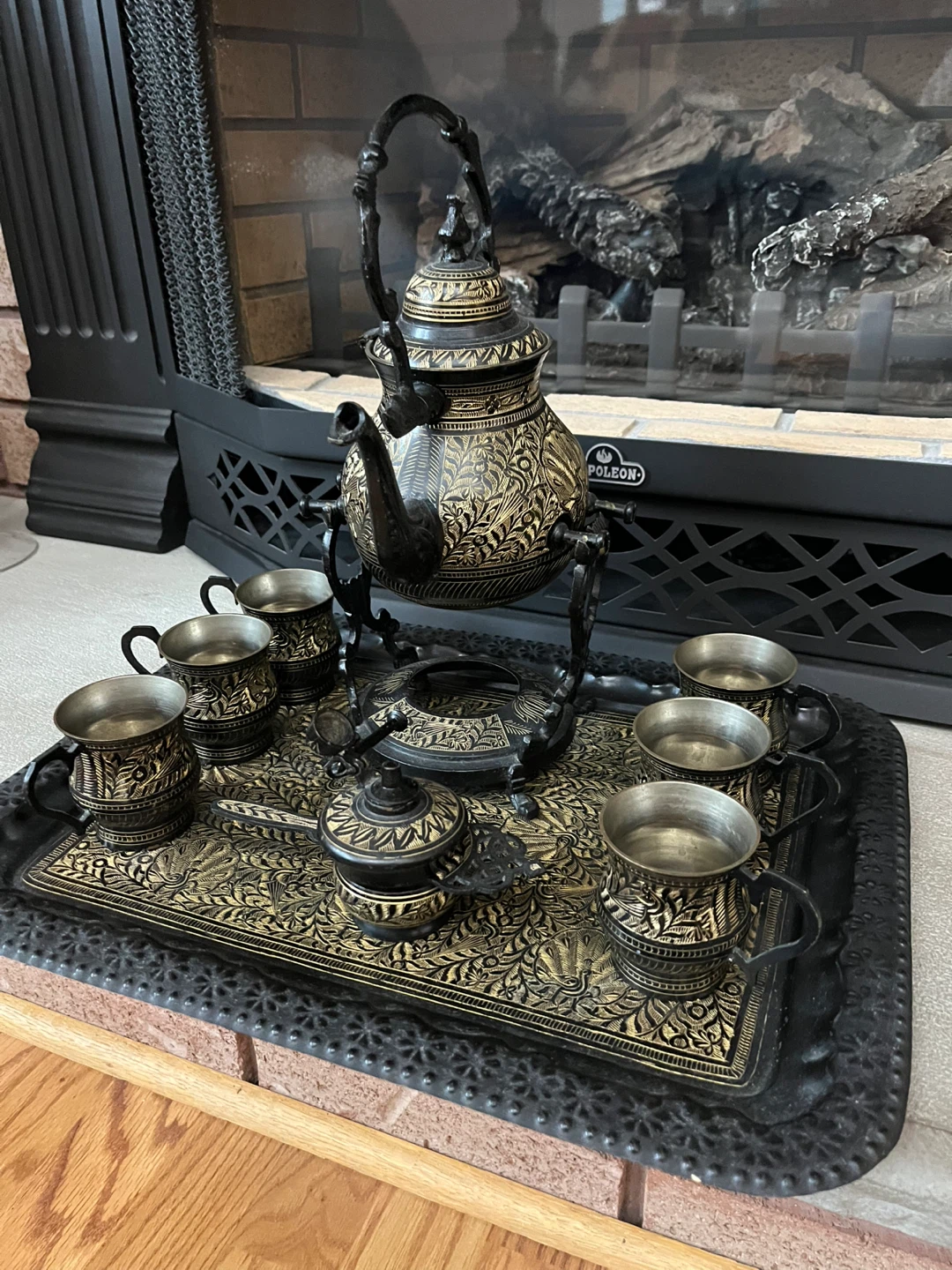 Vintage Tea Set with Tray