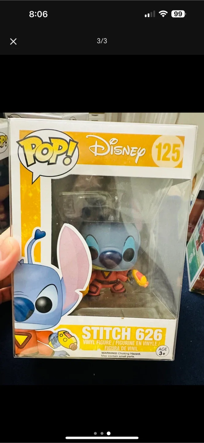 Disney Funko Pop! Lilo #124 & Stitch 626 #125 image indicator(3)