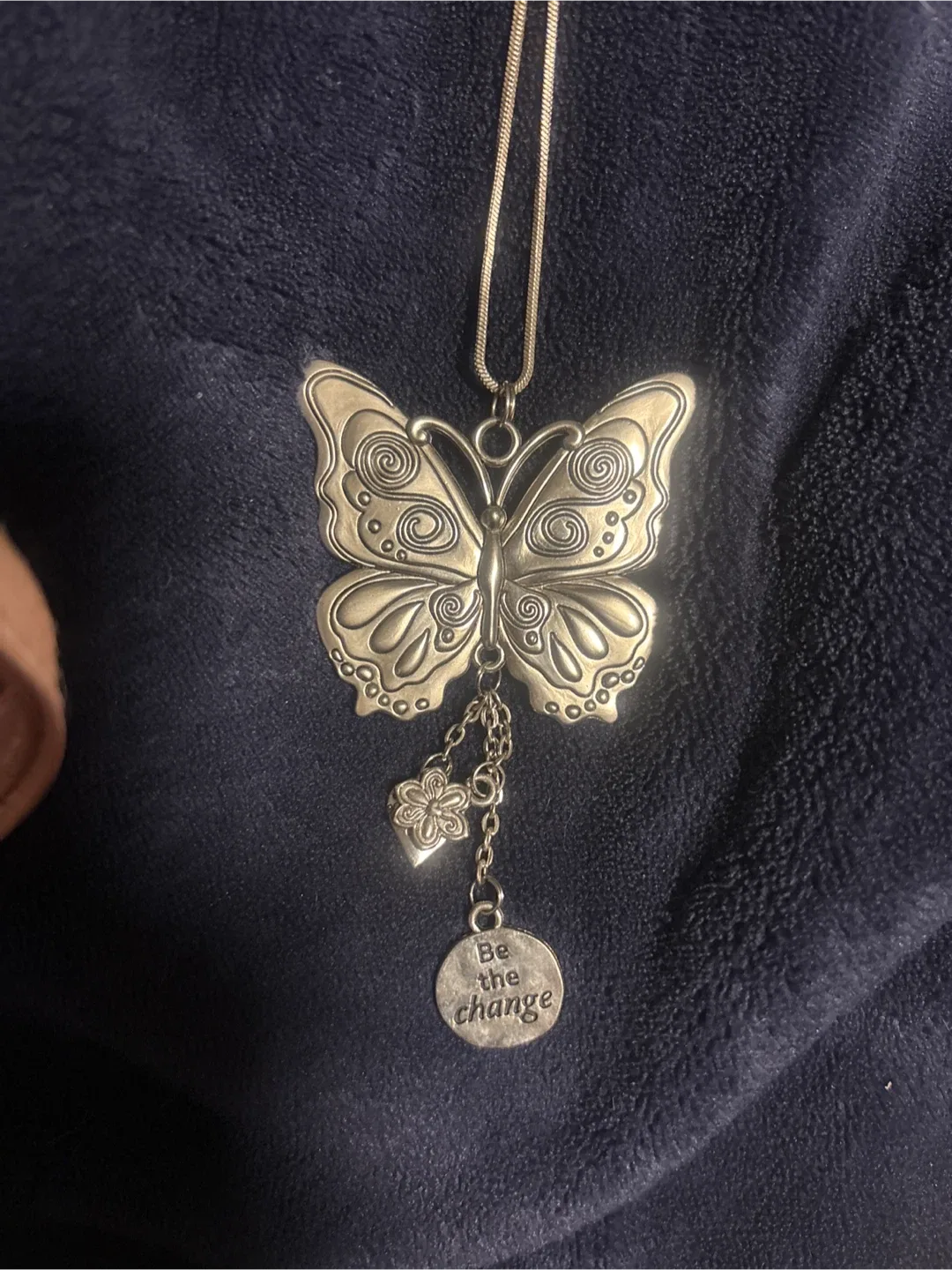 Butterfly Pendant Necklace image indicator(2)