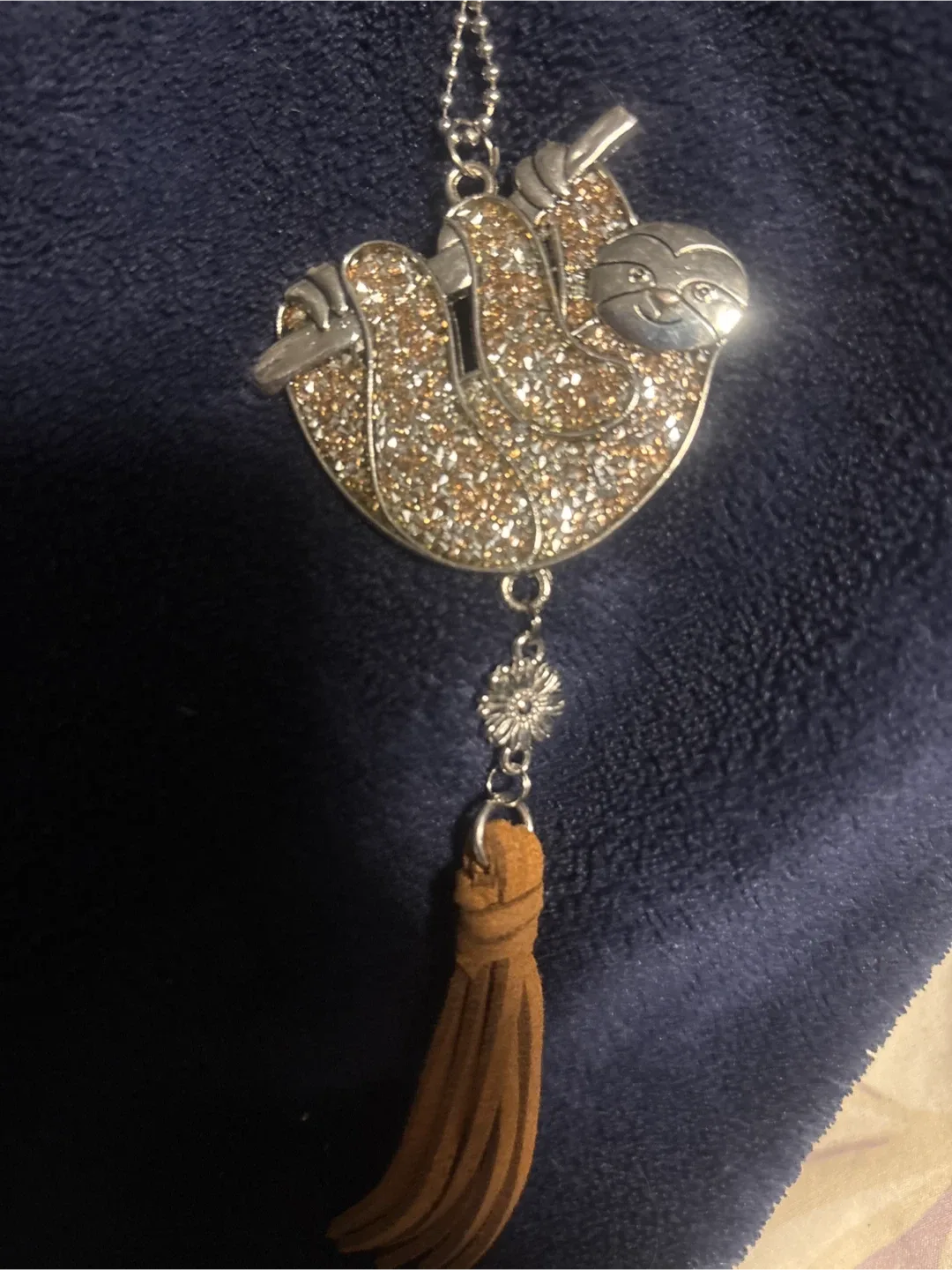 Sloth Charm with Tassel thumbnail