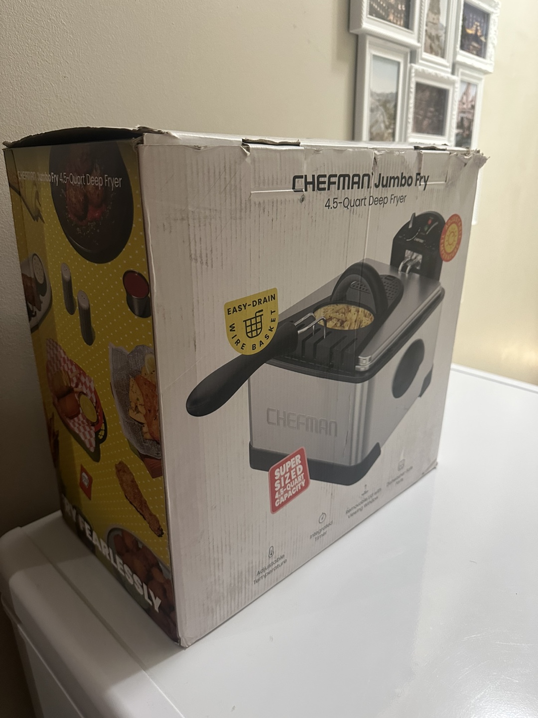 Brand new Chefman deep fryer in durable stainless steel - photo 4