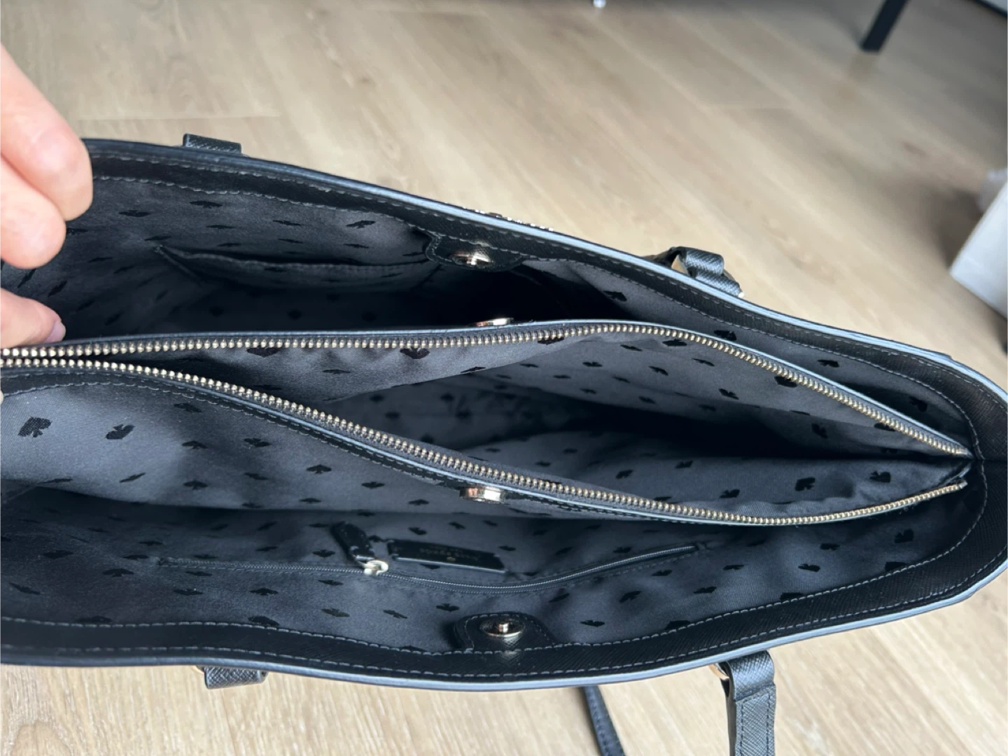 Kate Spade Black Perry Leather Laptop Tote Bag - photo 4