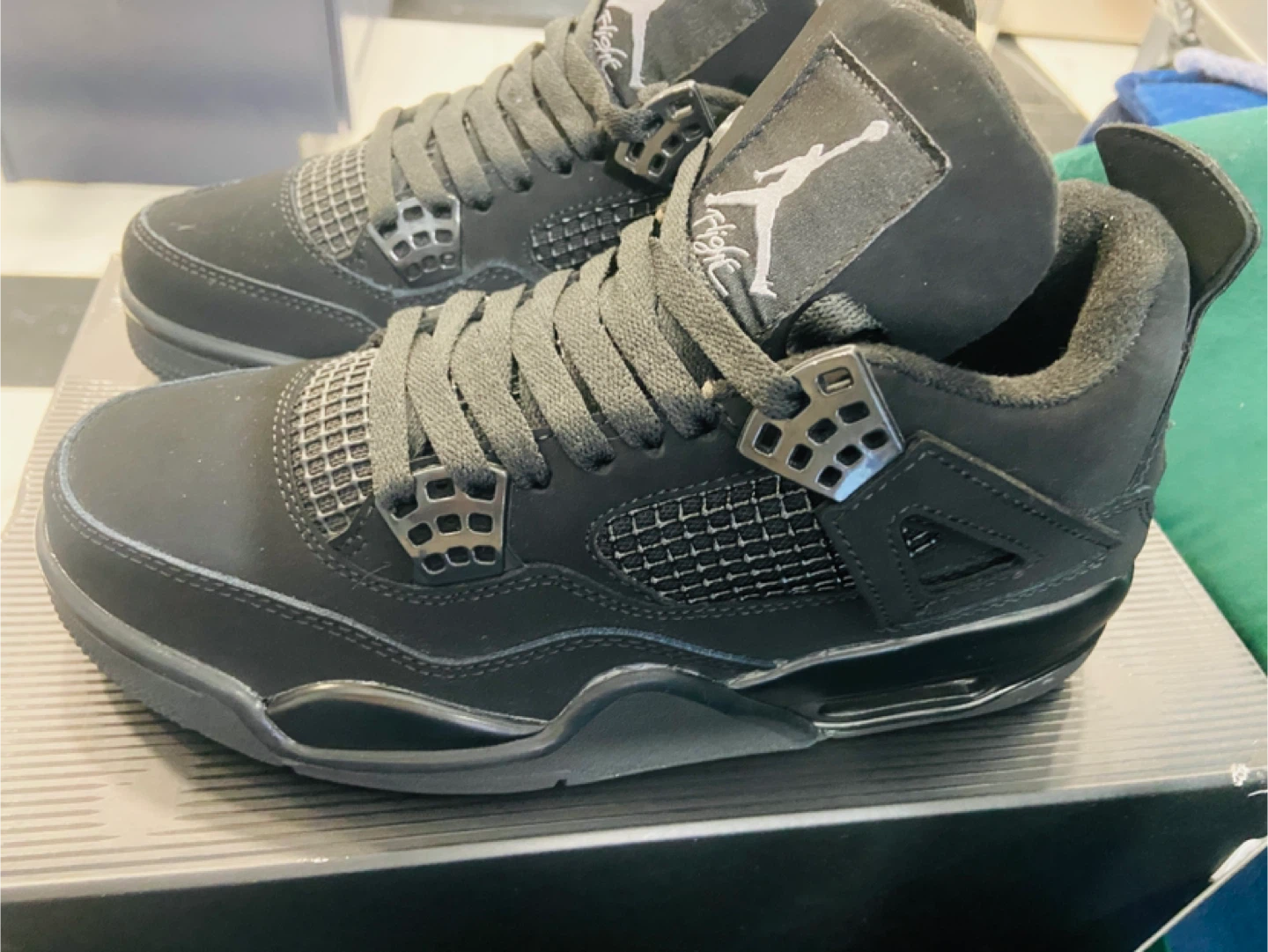 Jordan 4 Retro Black Cat Shoes