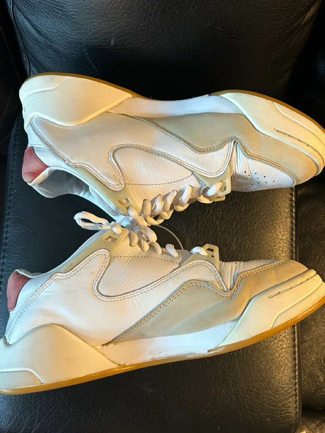 Lacoste White Leather Sneakers image indicator(6)