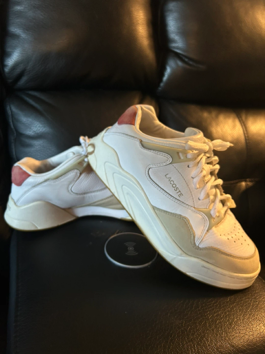 Lacoste White Leather Sneakers - photo 2