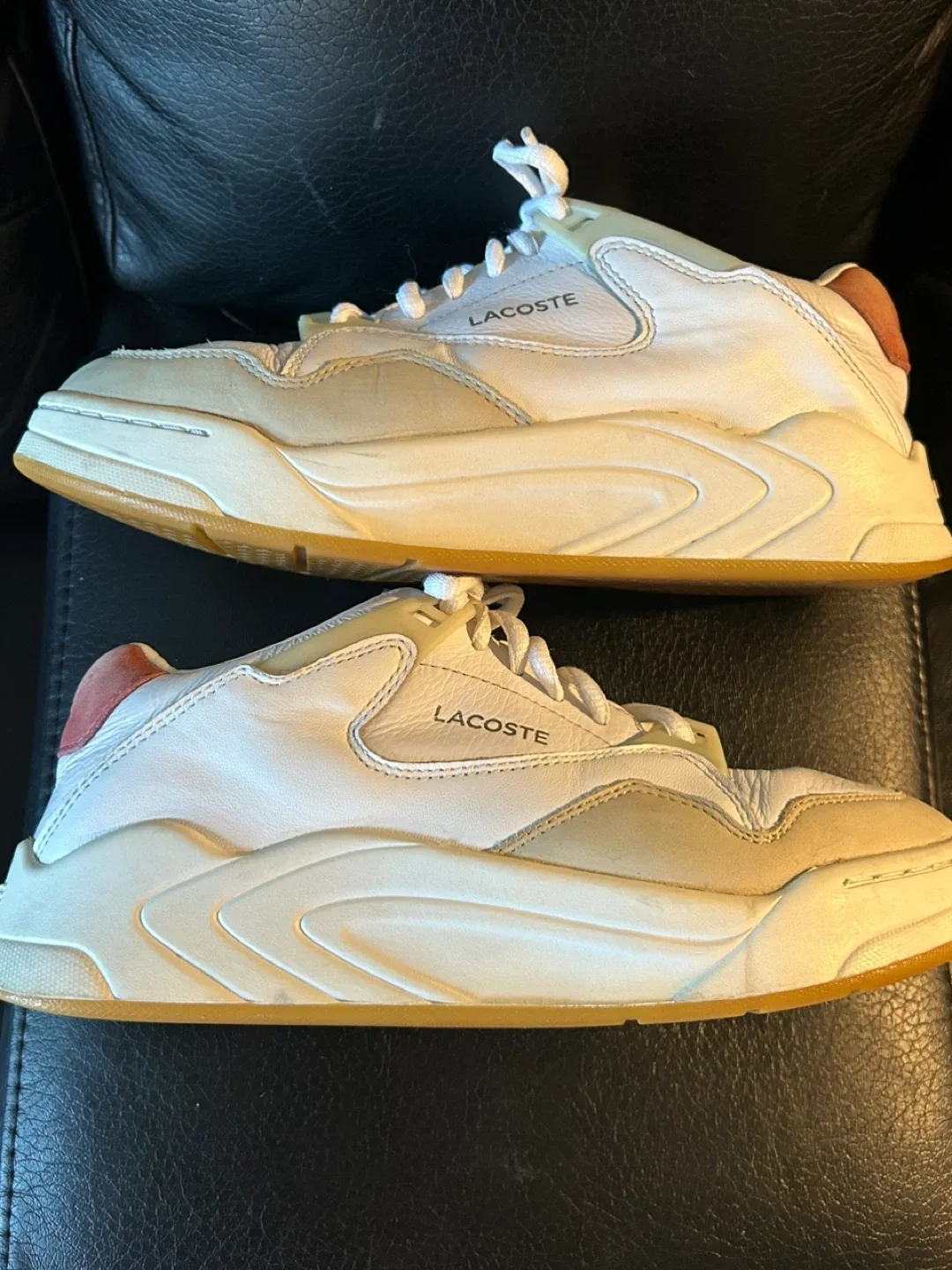 Lacoste White Leather Sneakers image indicator(4)