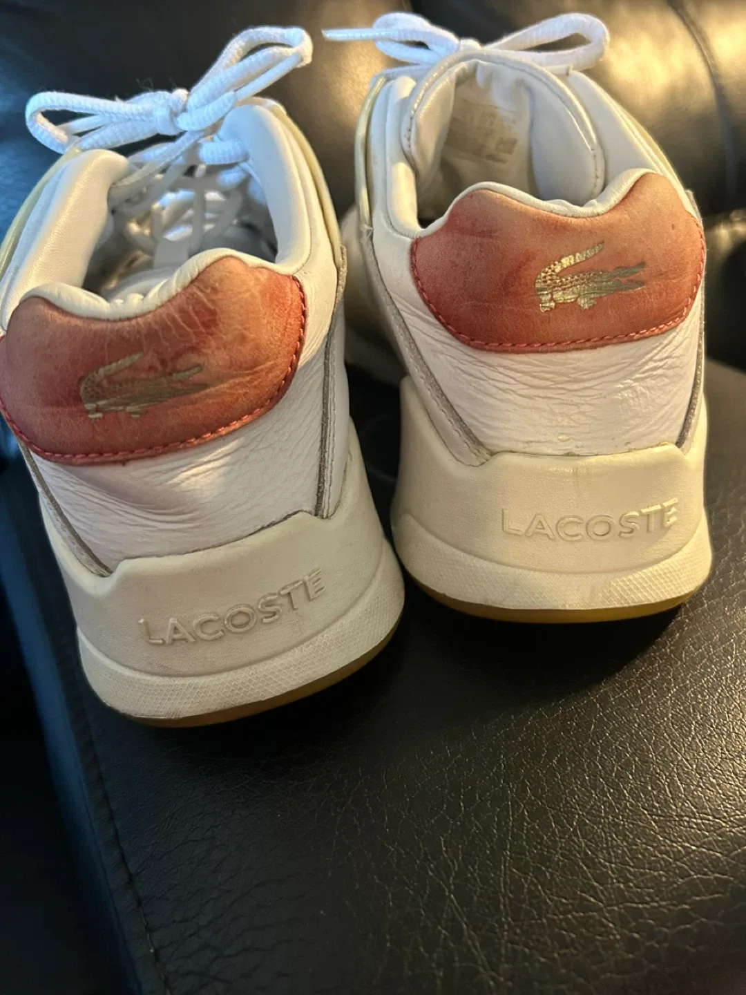 Lacoste White Leather Sneakers image indicator(9)