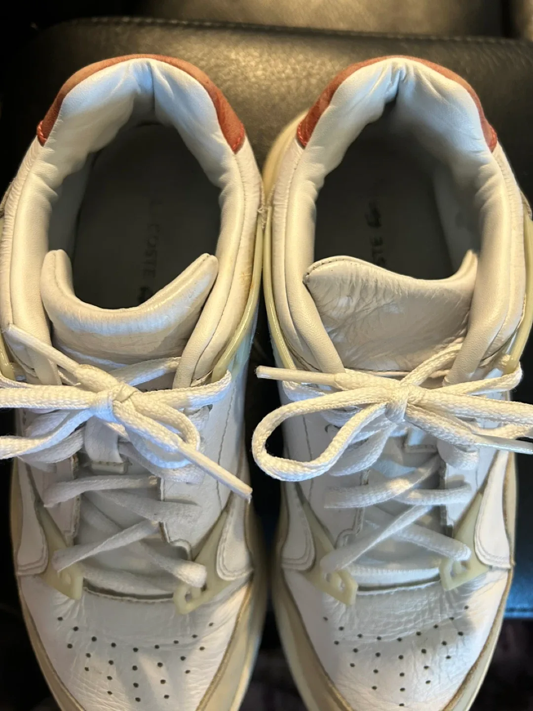 Lacoste White Leather Sneakers image indicator(8)