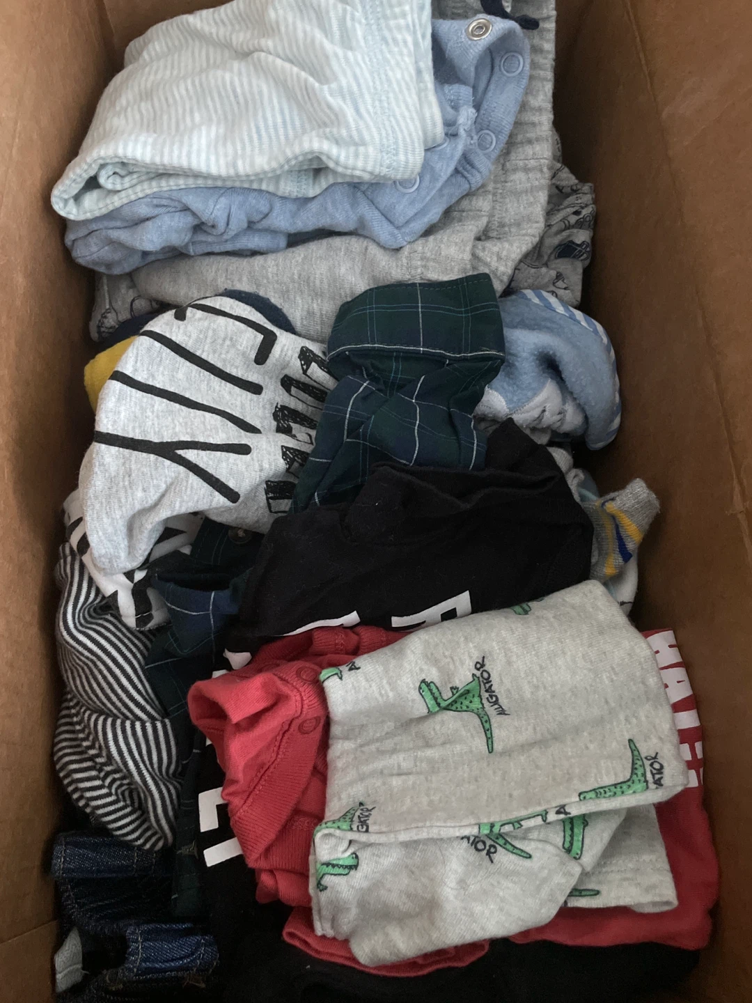 Box -Mixed Baby Clothes Lot - Various Brands & Sizes