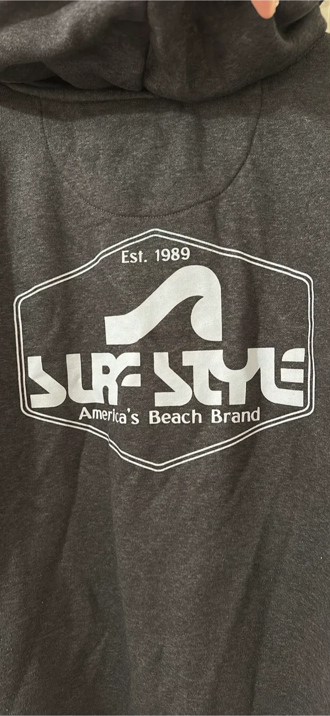 Surf Style Grey Hoodie image indicator(4)