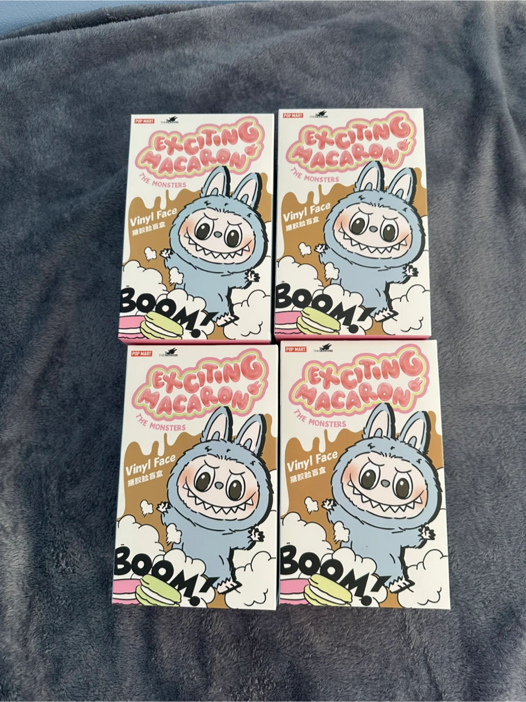 Authentic Macaron labubus from Pop Mart