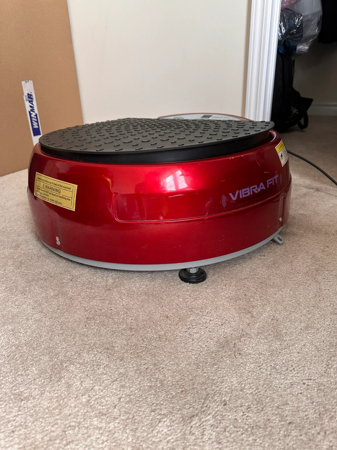 Vibra Fit Vibration Plate - Red