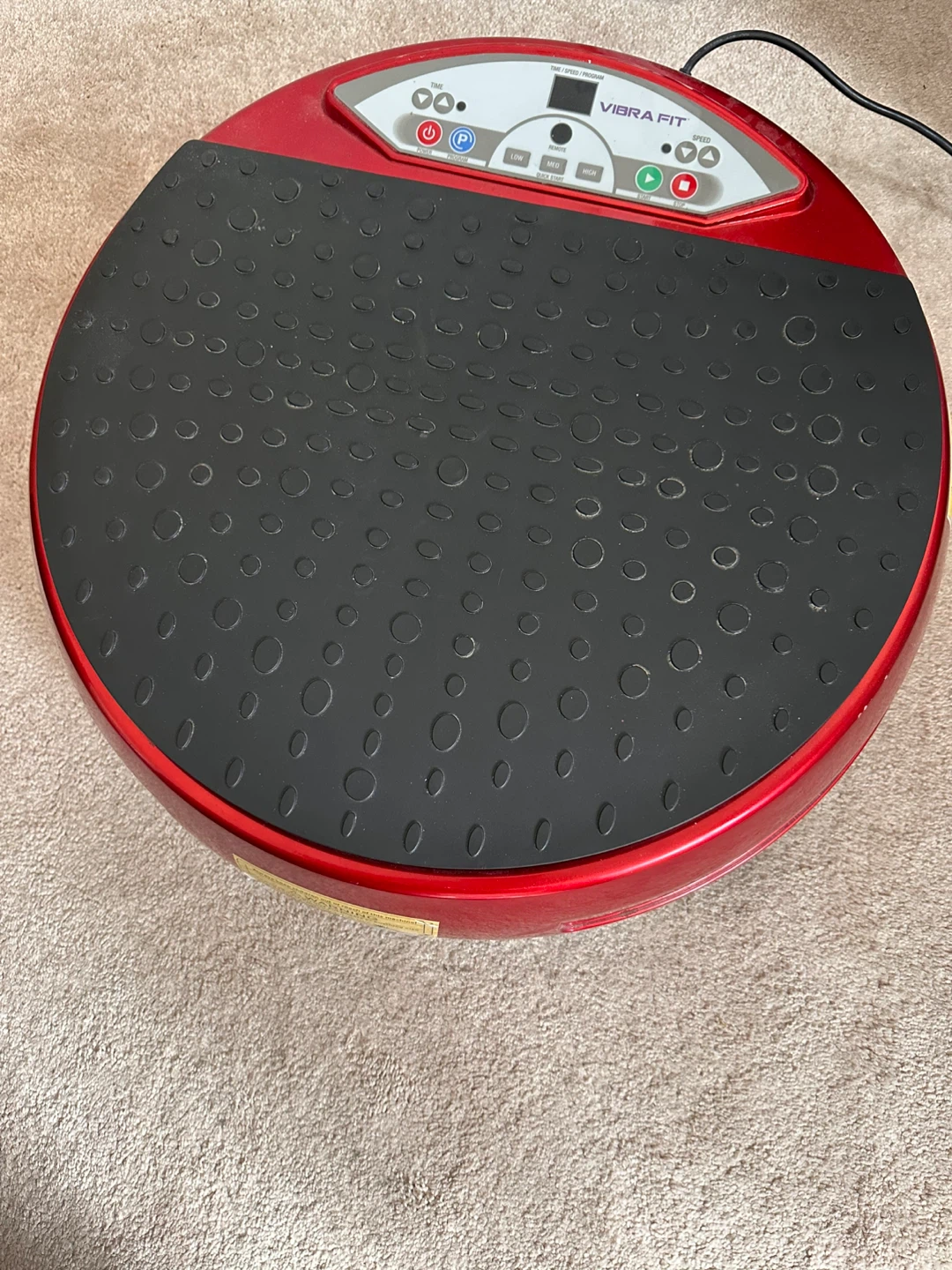 Vibra Fit Vibration Plate - Red - photo 3
