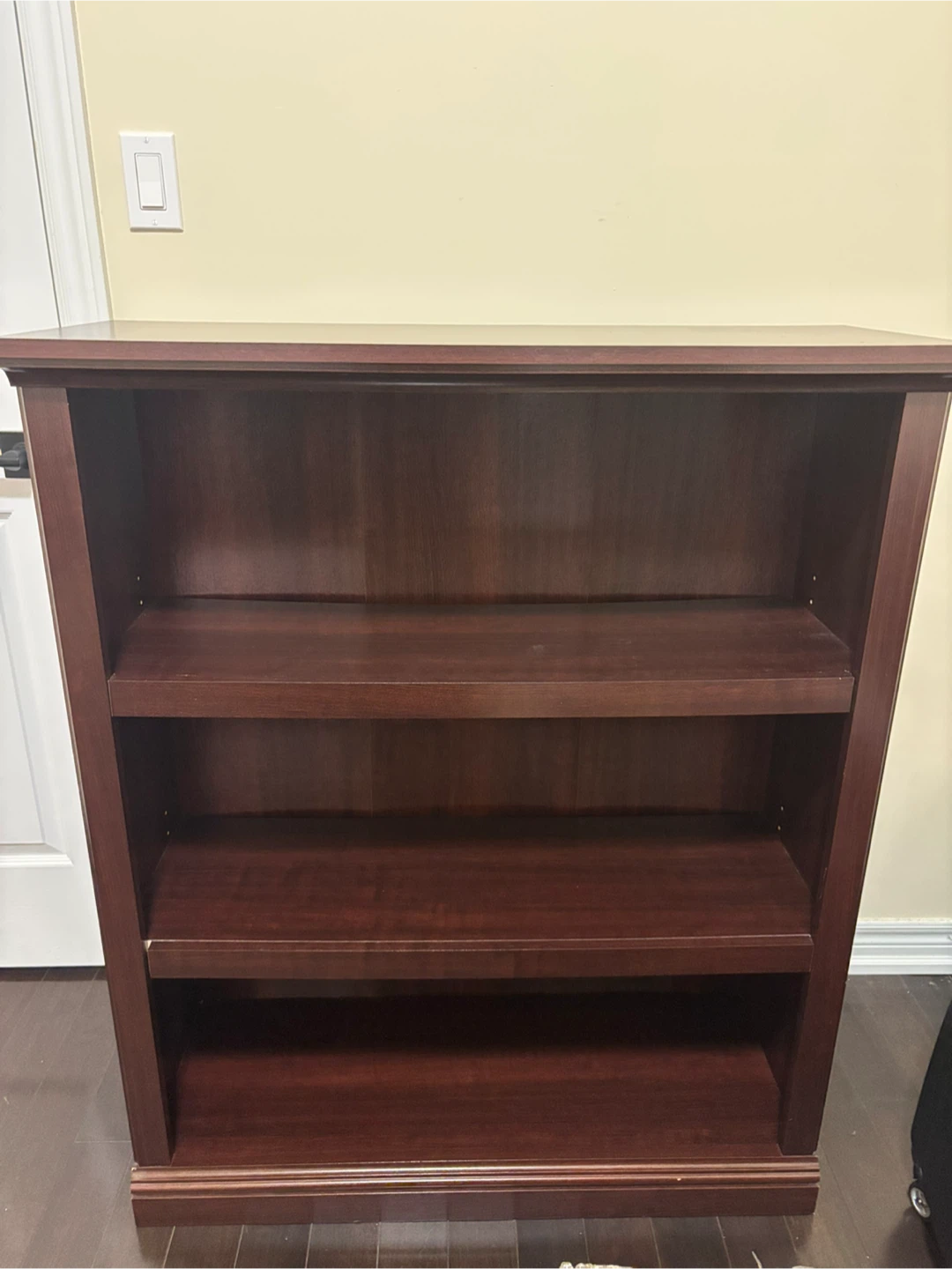Dark Brown Wooden Bookcase