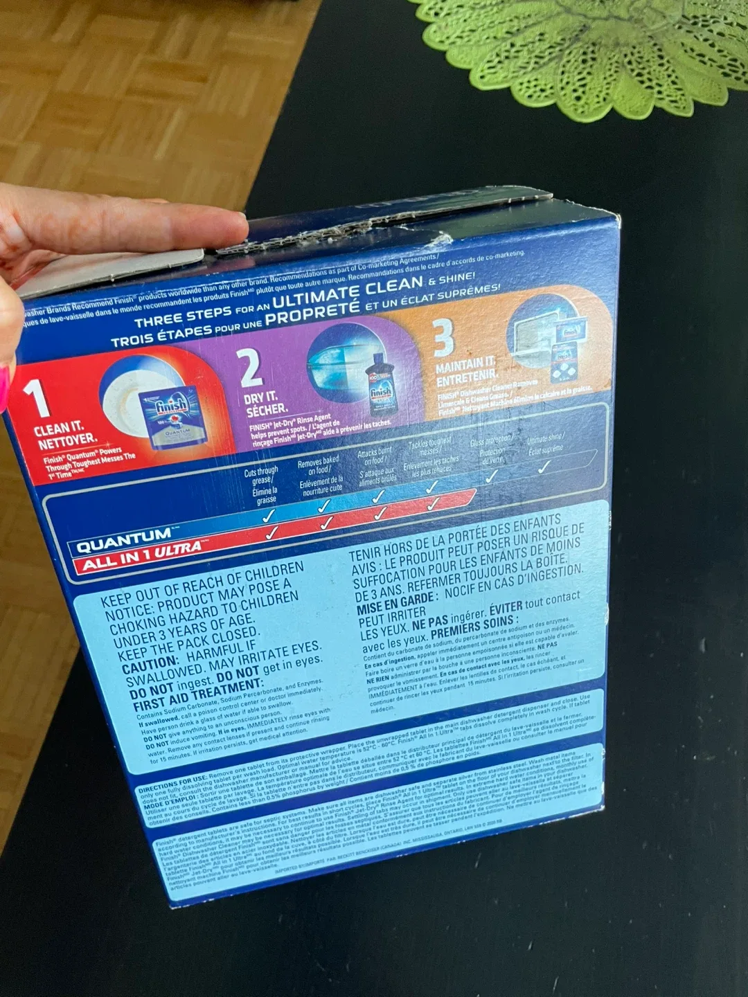 Finish Powerball All in 1 Ultra Dishwasher Tabs - 90+ Tabs 🥕 image indicator(3)