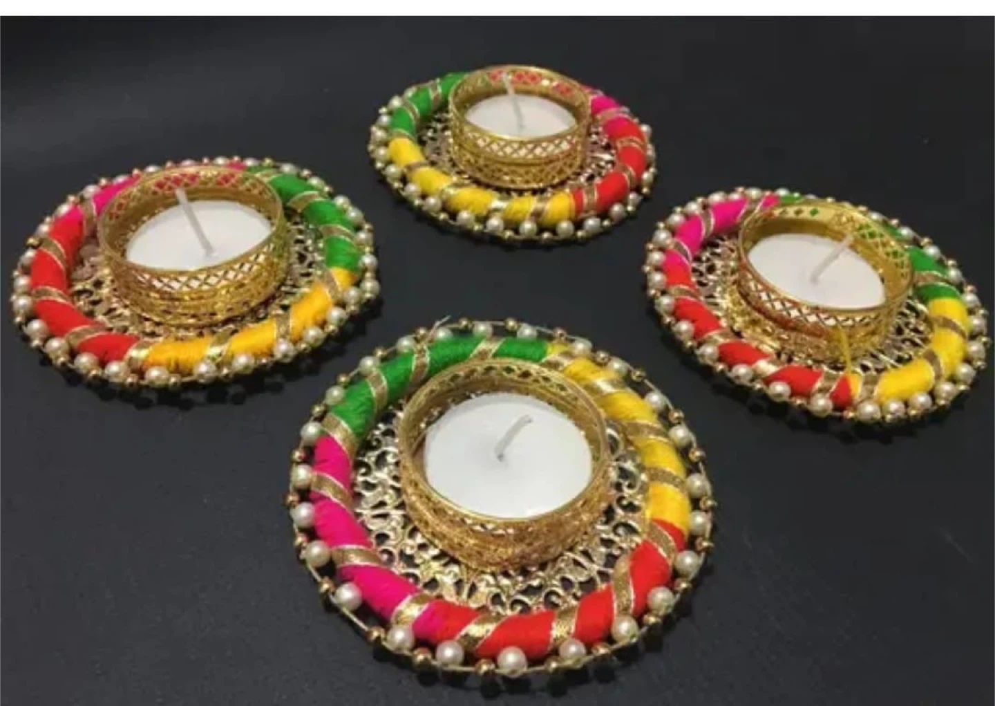 Decorative Candle Holders (Set of 4) - photo 2