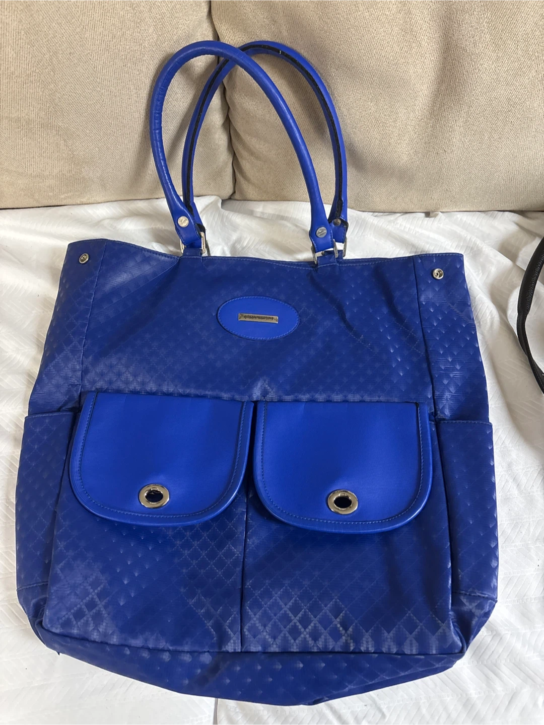 Gilson Martins Blue Tote Bag