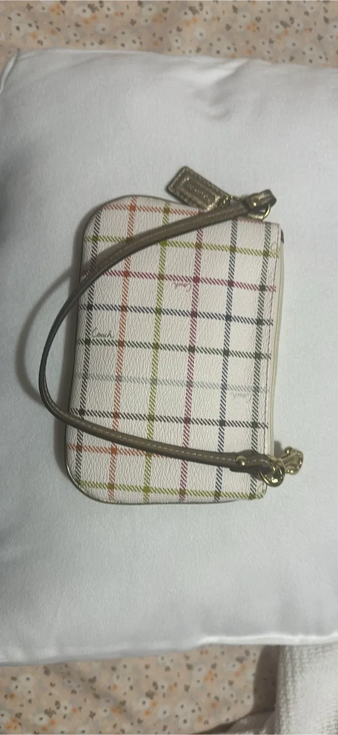Coach Plaid Card Holder thumbnail