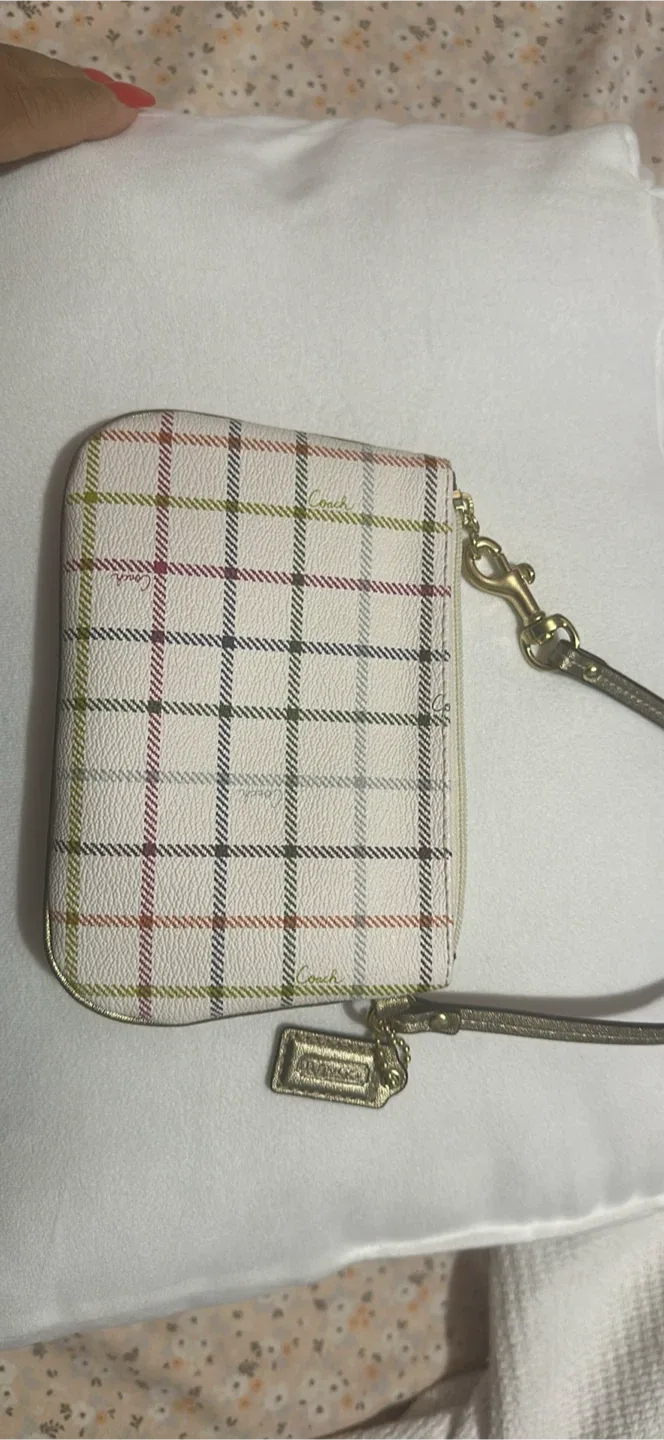 Coach Plaid Card Holder image indicator(2)