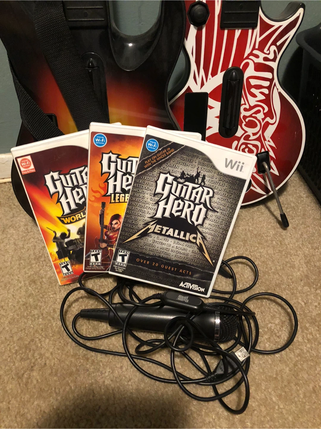 Wii Just Dance & Guitar Hero Games Bundle - photo 2