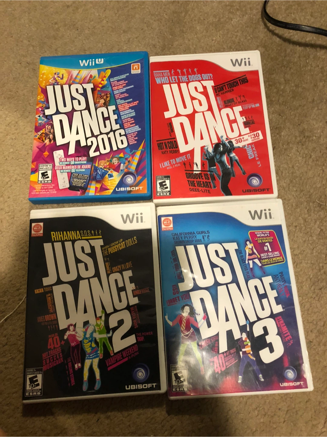 Wii Just Dance & Guitar Hero Games Bundle - photo 3